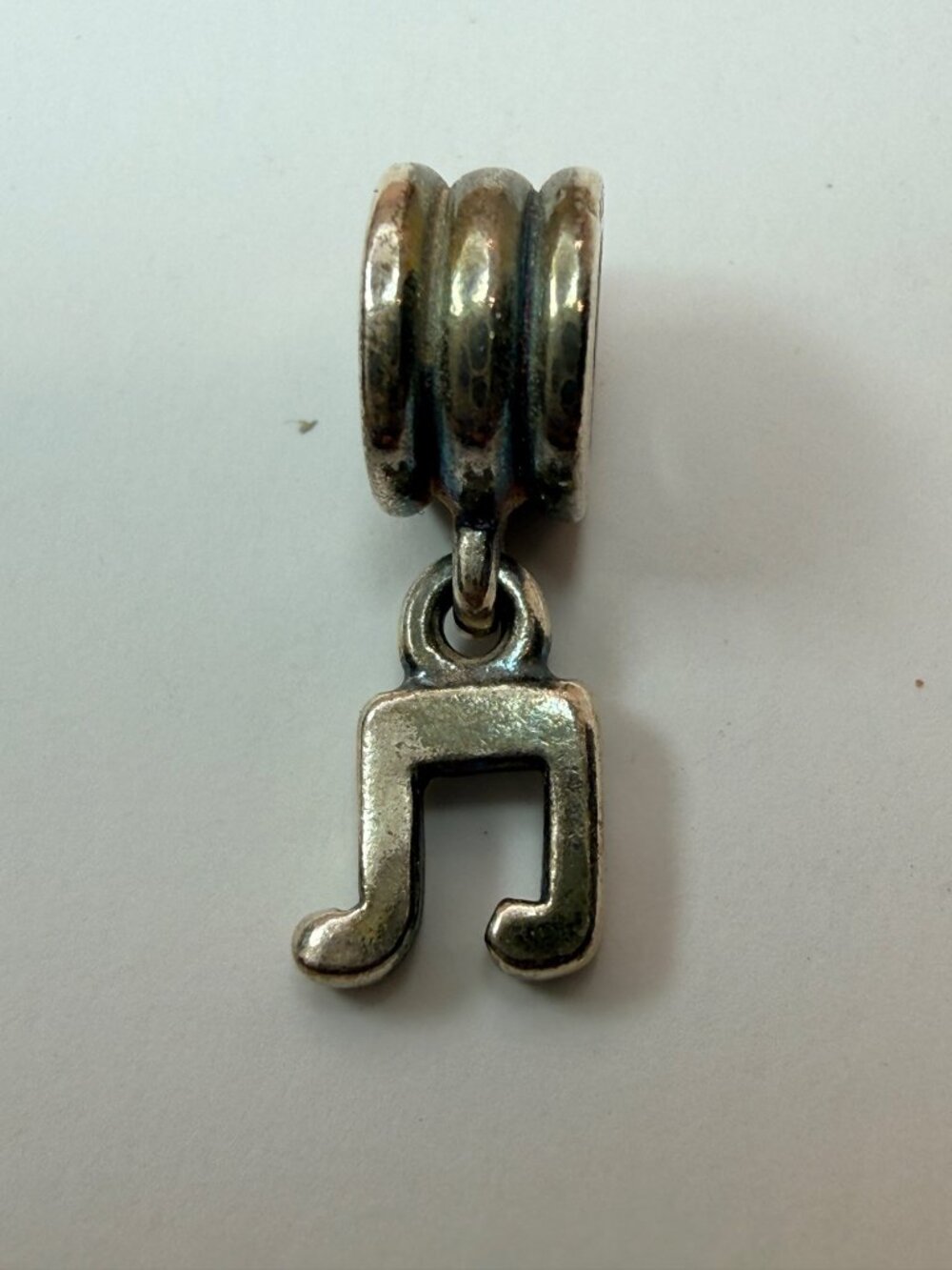 Pandora Retired Sterling Silver Music Note Dangle Charm 925 ALE